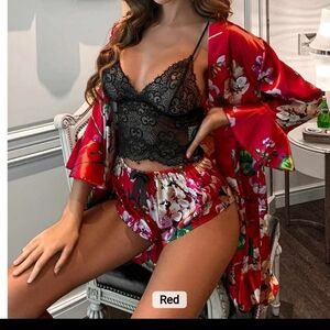 Scarlett Red Nightwear (New, no tags from my boutique 🌺)